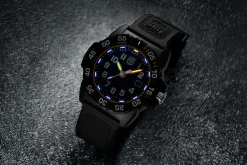 Luminox Armbanduhr Unisex NAVY SEAL Foundation 3500 Series Schwarz Blau XS.3503.NSF