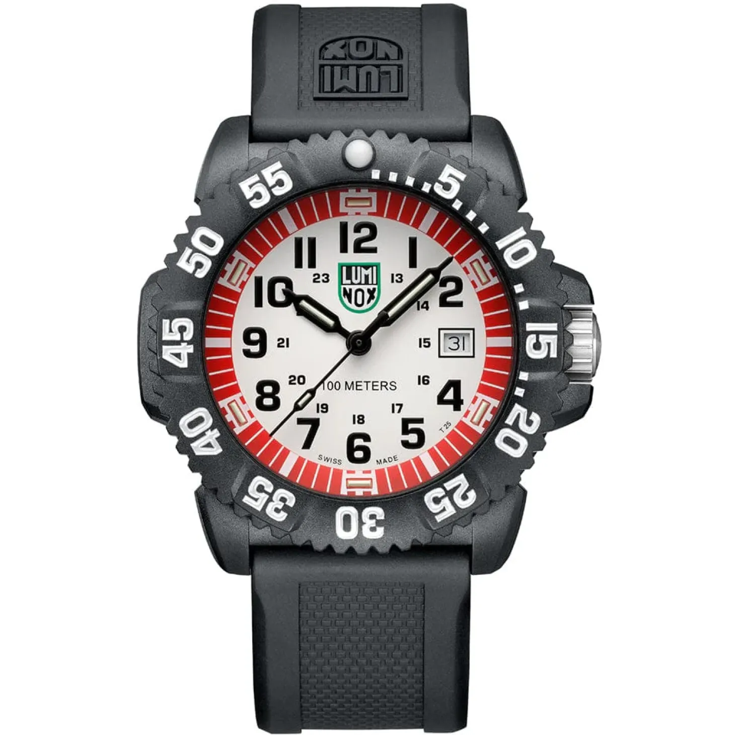 Luminox Herren Armbanduhr Sea Lion Carbonox Schwarz/Weiß X2.2057