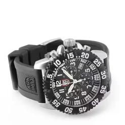Luminox Herren Armbanduhr Navy SEAL Chronograph Schwarz XS.3181.F