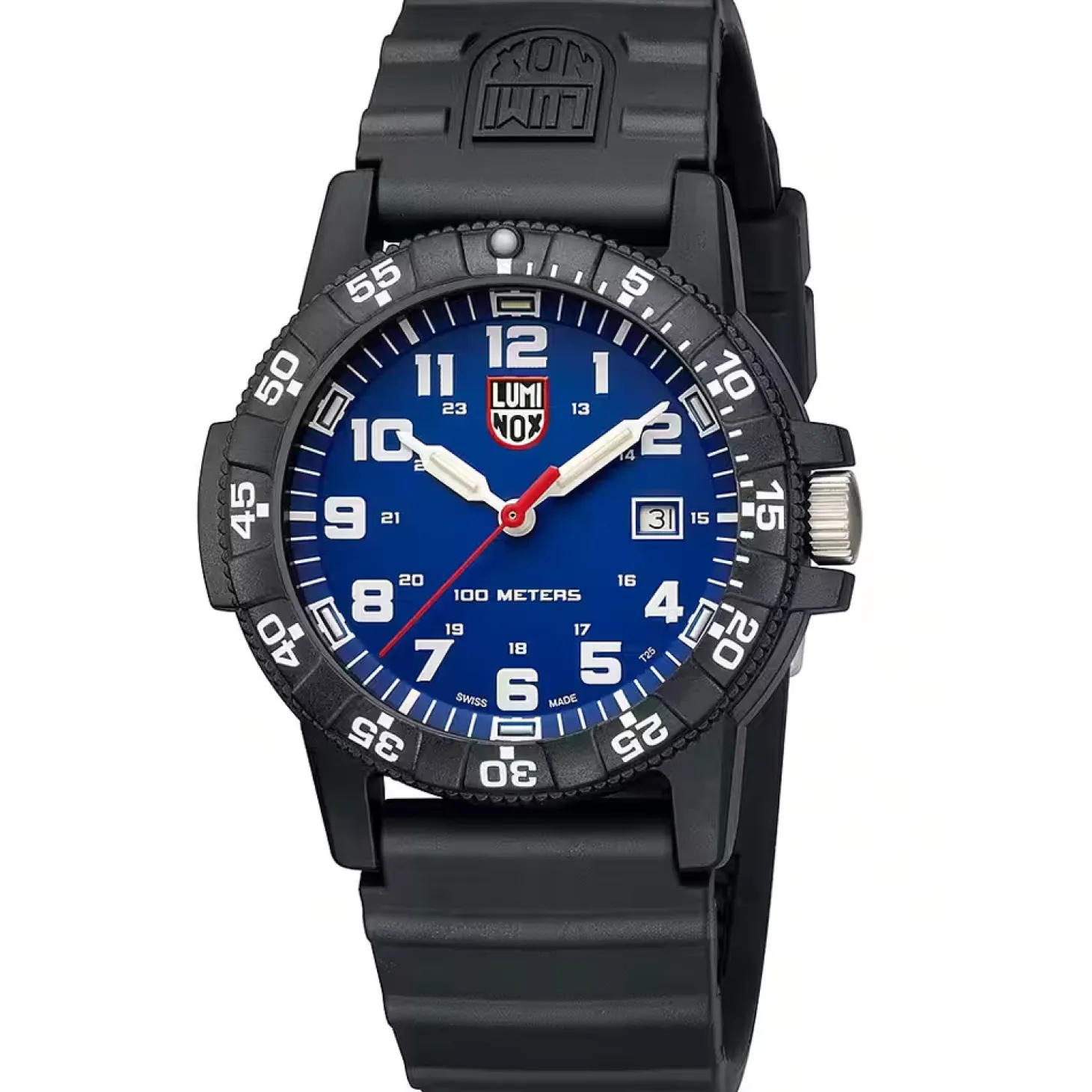 Luminox Herren Armbanduhr Leatherback Sea Turtle Giant Blau/Schwarz XS.0323.L