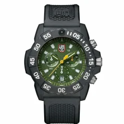 Luminox Herren Armbanduhr Navy SEAL Chronograph XS.3597 Grün/Schwarz