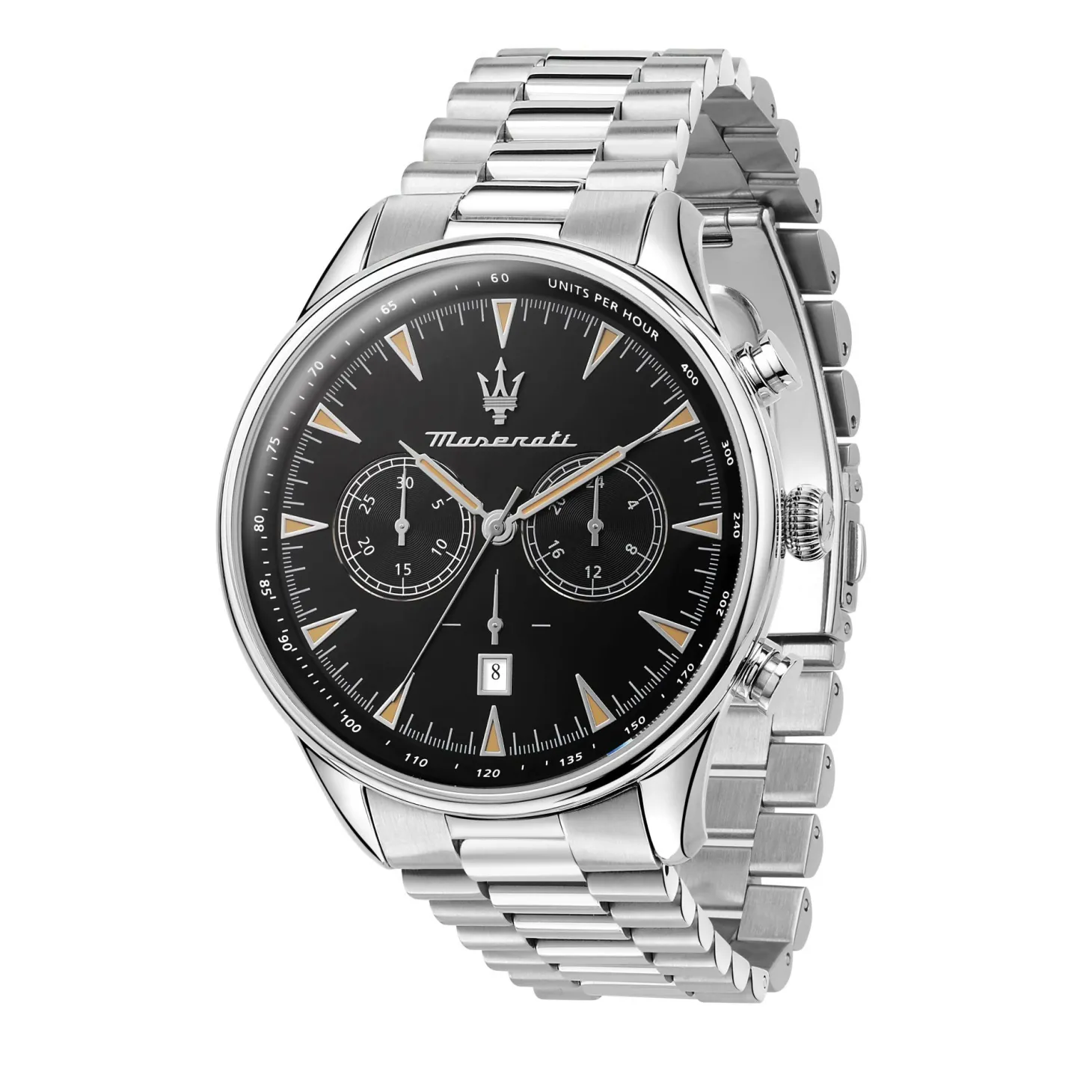 Maserati Herren Armbanduhr Tradizione NA Datumsfenster Armband Stainless Steel R8873646004