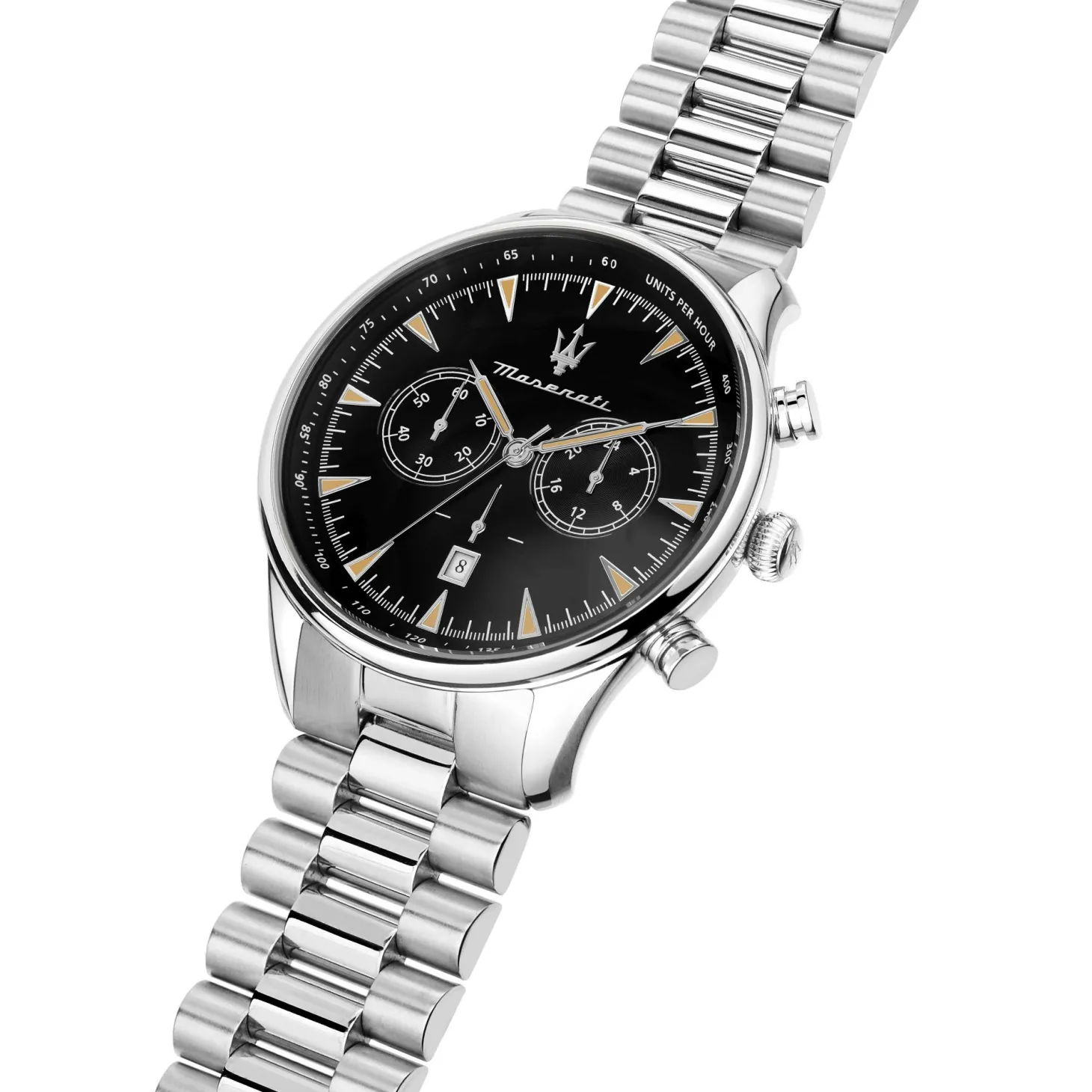 Maserati Herren Armbanduhr Tradizione NA Datumsfenster Armband Stainless Steel R8873646004