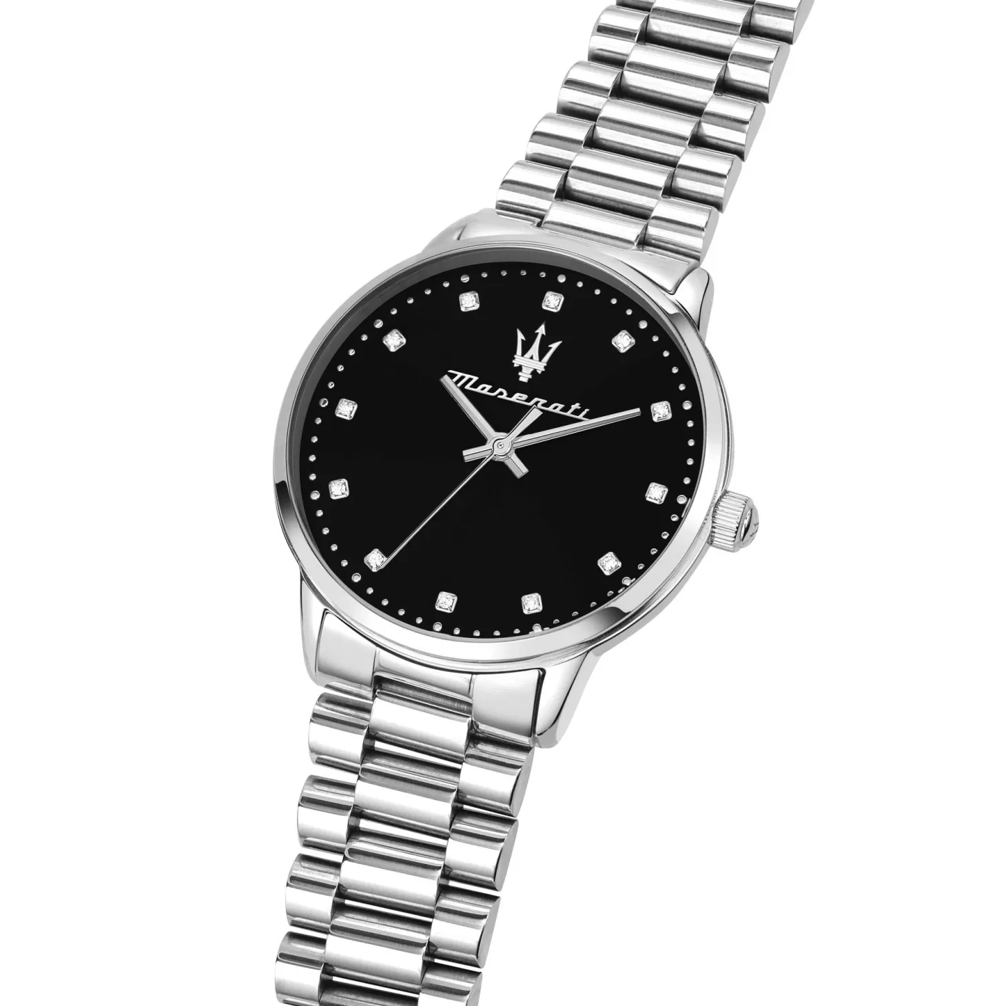 Maserati Herren Armbanduhr Tradizione NA Diamantene Markierung Armband Stainless Steel R8853147504