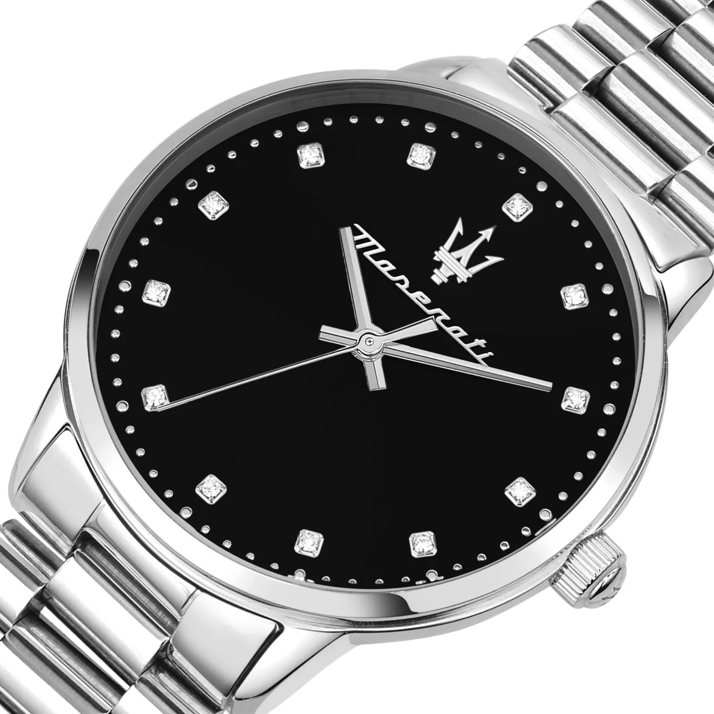 Maserati Herren Armbanduhr Tradizione NA Diamantene Markierung Armband Stainless Steel R8853147504