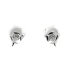 Mädchen Ohrstecker mit Delfinen und Zirkonia Silber 5.1309.R