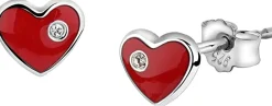 Mädchen-Ohrstecker mit Herz 20.1088.R