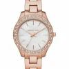 Michael Kors Damen Armbanduhr "LILIANE", Ref.: MK4557 rose gold,