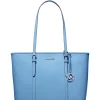 Michael Kors Damen Handtasche Jet Set Travel Tote LIGHT SKY 35T0STVL9L