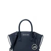 Michael Kors Handtasche Damen Avril Extra‑Small Leather Satchel Navy 35F4S4VC0L
