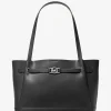 Michael Kors Tote Damen Reed Large Pebbled Leather Tote Schwarz 35F4S6RT3T-BLACK-OS
