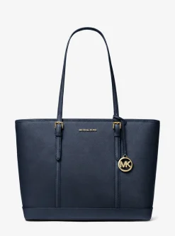 Michael Kors Tote Bag Damen Jet Set Travel Large Navy 35F0GTVT9L‑NAVY