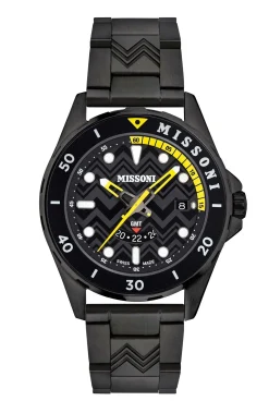 Missoni Schweizer Herrenuhr GMT