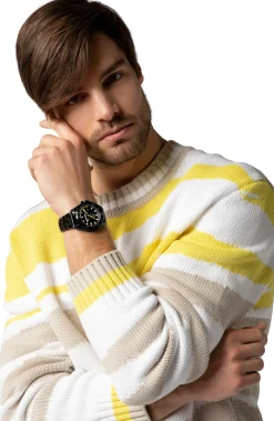 Missoni Schweizer Herrenuhr GMT