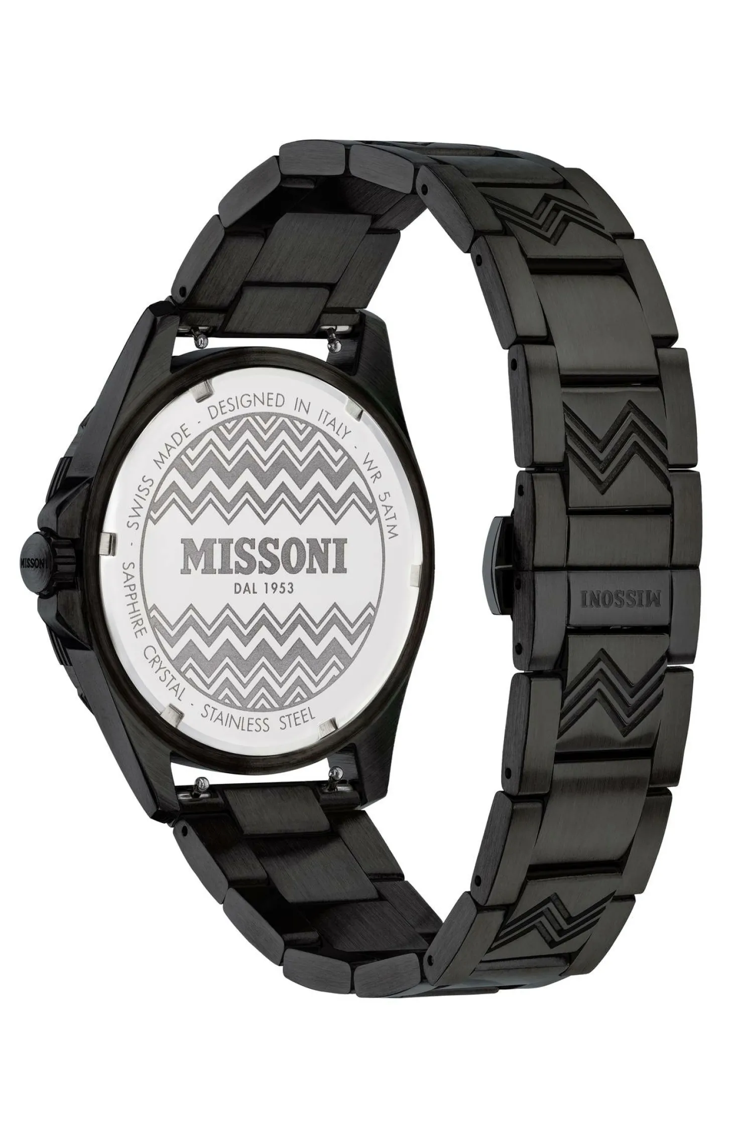 Missoni Schweizer Herrenuhr GMT
