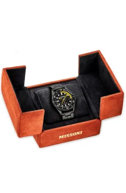Missoni Schweizer Herrenuhr GMT