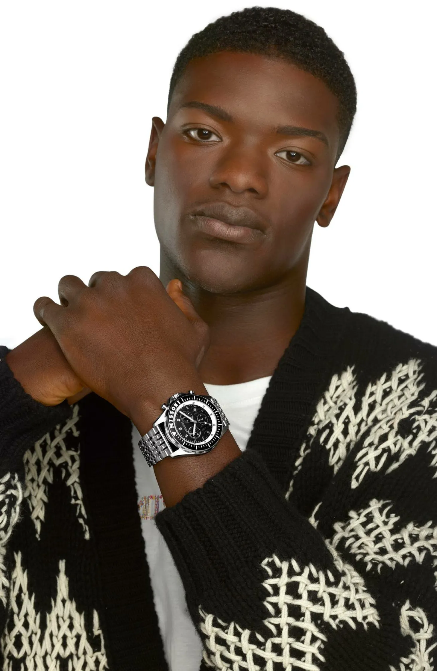 Missoni Schweizer Herrenuhr New Chrono