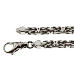 3mm Königskette 60cm - 585 Gold Weißgold