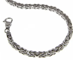 6mm Königskette 60cm - 585 Gold Weißgold