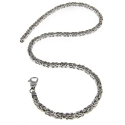 5mm Königskette 70cm - 750 Gold Weißgold