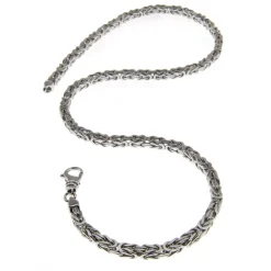 5mm Königskette 70cm - 585 Gold Weißgold