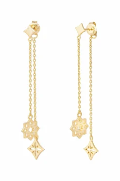 Ohrringe 925 Silber vergoldet Anhänger 41184988299358