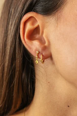 Ohrringe 925 Sterling Silber vergoldet Boho Zirkonia 41185216987230