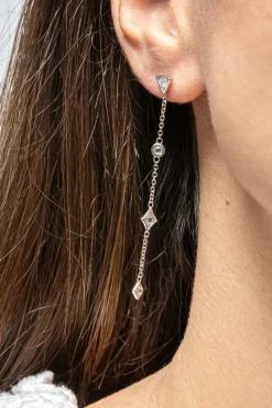 Ohrringe 925 Sterling Silber rhodiniert Zirkonia 41185187233886