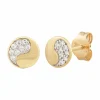 Ohrstecker 925 Silber vergoldet Yin&Yang Zirkonia 41185118748766