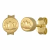 Ohrstecker 925/- Sterling Silber vergoldet Lotusblüte 41184524337246