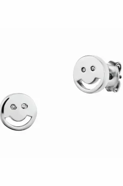 Ohrstecker 925/- Sterling Silber rhodiniert Smile 41183971835998