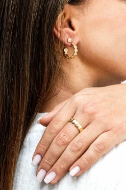 Ohrstecker 925 Sterling Silber gelb vergoldet Muschel 41185118027870