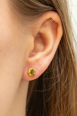 Ohrstecker 925 Sterling Silber gelb vergoldet Boho small 41185095254110