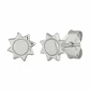 Ohrstecker 925 Sterling Silber rhodiniert Sonne 41184547504222