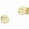 Ohrstecker 925/- Sterling Silber vergoldet Smile 41183970918494