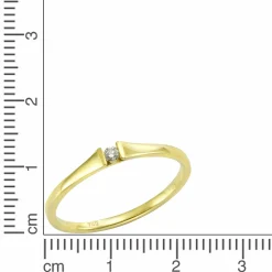 Orolino Gold 585 mit Brillant 0,04ct. Ring 41675854250078
