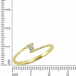 Orolino Gold 585 mit Brillant 0,06ct. Ring 41675854086238