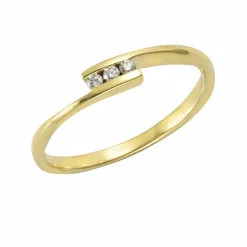 Orolino Gold 585 mit 3x Brillant zus. 0,06ct. Ring 41675854905438