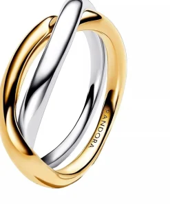 Pandora Bicolor Verschlungene Bänder Ring (163262C00)