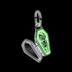 Pandora Charm-Anhänger Aufklappbarer Sarg Glow-in-the-Dark 794058C01