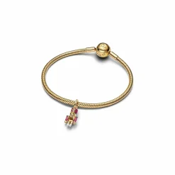 Pandora Charm-Anhänger Beweglicher Nussknacker Goldfarben 763583C01