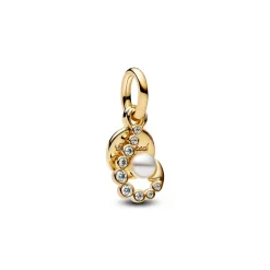 Pandora Charm-Anhänger Haken Goldfarben 763891C01