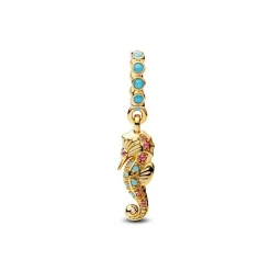 Pandora Charm-Anhänger Seepferdchen Goldfarben 763895C01