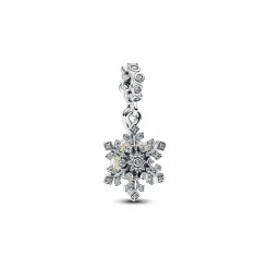 Pandora Charm-Anhänger Silber Opaleszierende Schneeflocke 794142C01