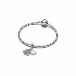 Pandora Charm-Anhänger Silber Opaleszierende Schneeflocke 794142C01