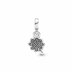 Pandora Damen Charm Vierblättriges Kleeblatt Silber 798974C01