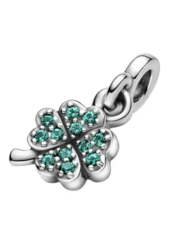 Pandora Damen Charm Vierblättriges Kleeblatt Silber 798974C01