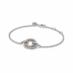 Pandora Damenarmband mit Ring Charm 16cm Silber 582741C01-16
