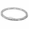 Pandora Damenarmband Silber Ovale Panzerkette mit Zirkonia 594227C01-18