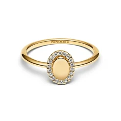 Pandora Damenring Oval Goldfarben 163800C01